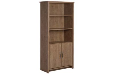 Collection Truro 2 Door Bookcase - Walnut Effect